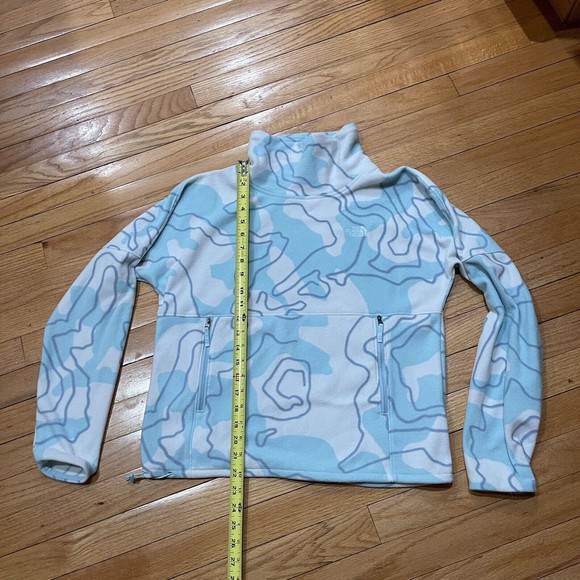 The North Face TKA Glacier Womens Funnel Neck Pullover Fleece Size Small S Blue - Picture 8 of 9
